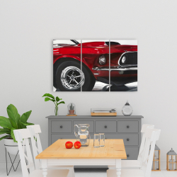 Canvas 24 x 36 - Classic red car
