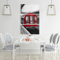 Toile 24 x 36 - Attente du métro