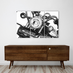 Toile 24 x 36 - Moto réaliste