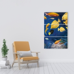 Toile 24 x 36 - Poissons sous l'océan