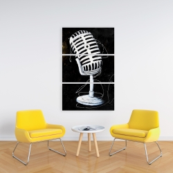 Toile 24 x 36 - Microphone
