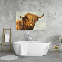 Canvas 24 x 36 - Highland cattle
