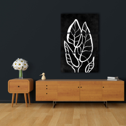Toile 24 x 36 - Feuilles minimalistes