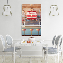 Toile 24 x 36 - Glace rétro