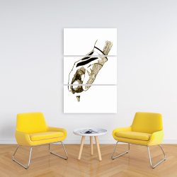 Canvas 24 x 36 - Illustration of a golf glove