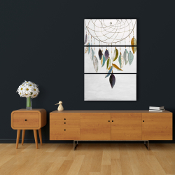 Canvas 24 x 36 - Dreamcatcher with feathers