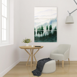 Canvas 24 x 36 - Landscape in watercolor