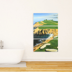 Canvas 24 x 36 - Pebble beach golf links
