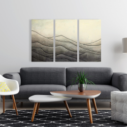 Canvas 24 x 36 - Desaturated waves