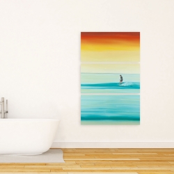 Canvas 24 x 36 - A surfer by dawn