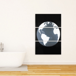 Toile 24 x 36 - Vue satellite de la terre