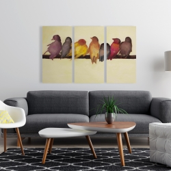 Canvas 24 x 36 - Bird family