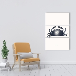 Toile 24 x 36 - Crabe bleu