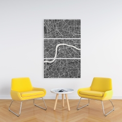 Toile 24 x 36 - Plan de la ville de londres
