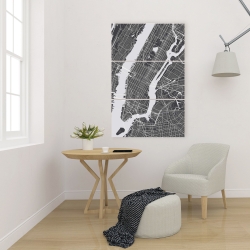 Toile 24 x 36 - Plan de la ville de new-york