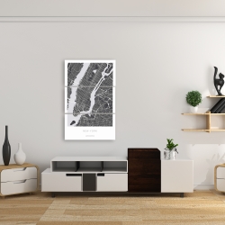 Toile 24 x 36 - Plan graphique de new-york