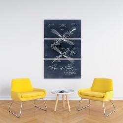 Toile 24 x 36 - Plan d'un leurre de poisson
