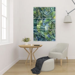Toile 24 x 36 - Succulents abstrait