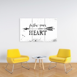 Toile 24 x 36 - Suis ton coeur