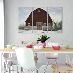 Canvas 24 x 36 - It's winter on the farm