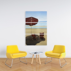 Canvas 24 x 36 - Relax at the beach