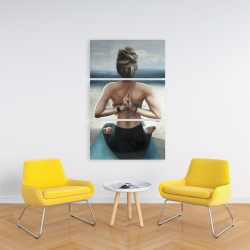 Canvas 24 x 36 - Reverse prayer pose
