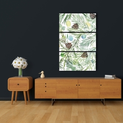 Canvas 24 x 36 - Pine cone pattern