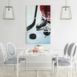 Toile 24 x 36 - Jeune hockeyeur