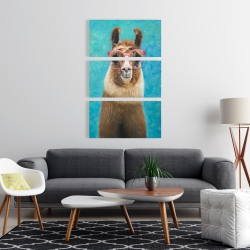 Toile 24 x 36 - Aimable llama
