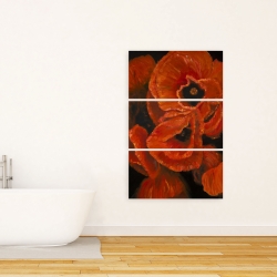 Canvas 24 x 36 - Poppy bouquet
