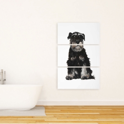 Toile 24 x 36 - Schnauzer nain