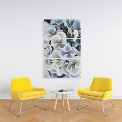Canvas 24 x 36 - Colorful hydrangea flowers
