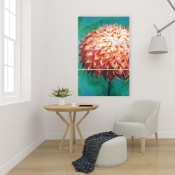 Canvas 24 x 36 - Abstract dahlia flower