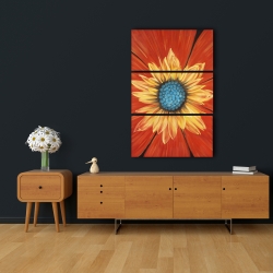 Canvas 24 x 36 - Flower middle