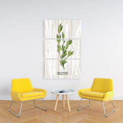 Canvas 24 x 36 - Rosemary on wood