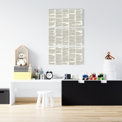 Toile 24 x 36 - Papier journal