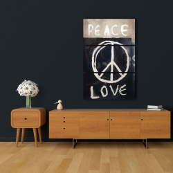Toile 24 x 36 - Peace love