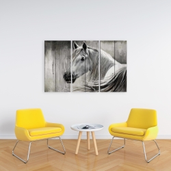 Canvas 24 x 36 - Rustic horse