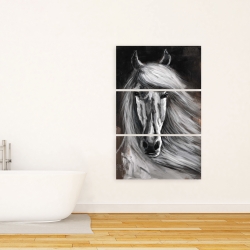 Canvas 24 x 36 - White horse