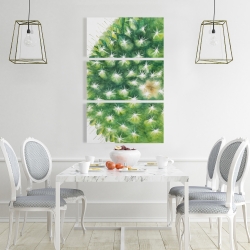 Canvas 24 x 36 - Watercolor mini cactus