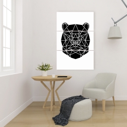 Canvas 24 x 36 - Geometric bear head