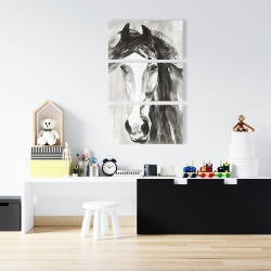 Toile 24 x 36 - Magnifique cheval sauvage