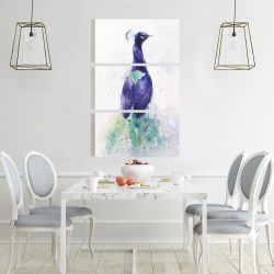 Canvas 24 x 36 - Graceful peacock