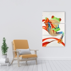 Canvas 24 x 36 - Red-eyed frog