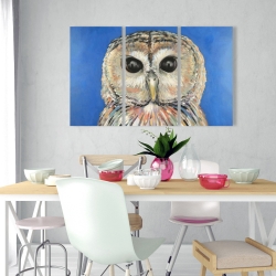 Canvas 24 x 36 - Colorful spotted owl