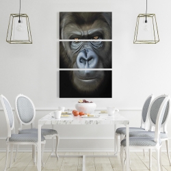 Toile 24 x 36 - Visage de gorille