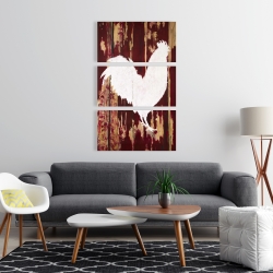 Canvas 24 x 36 - Rooster silhouette