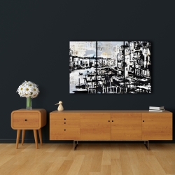 Canvas 24 x 36 - Abstract venise port