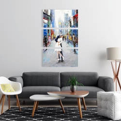 Canvas 24 x 36 - Kiss of times square