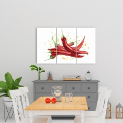 Canvas 24 x 36 - Red hot peppers